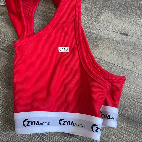 ZYIA Red Sports Bra size Large - Picture 5 of 5